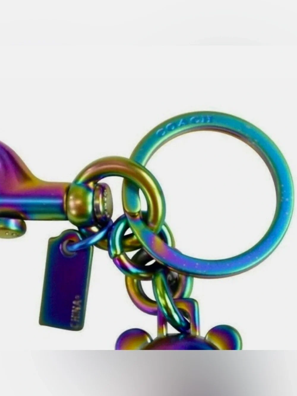 Coach Holograpic /Multicolor Bear Keychain